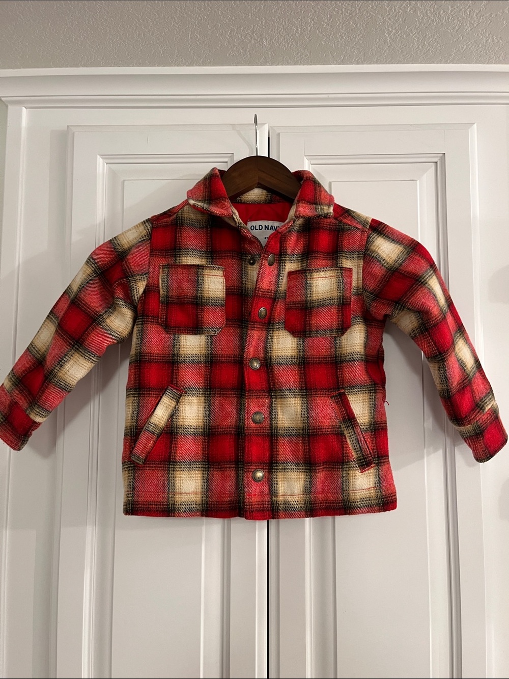 Old Navy 3T Plaid Jacket